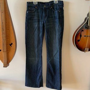 7 For All Mankind 27 inch Bootcut Jeans
